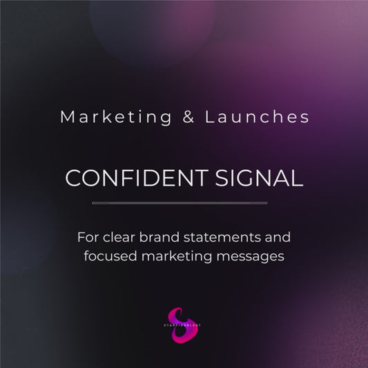 Confident Signal – Marketing & Launches • Confident • Electronic
