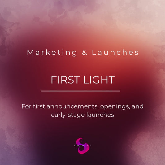 First Light – Marketing & Launches • Reveal • Cinematic