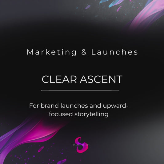 Clear Ascent – Marketing & Launches • Confident • Electronic