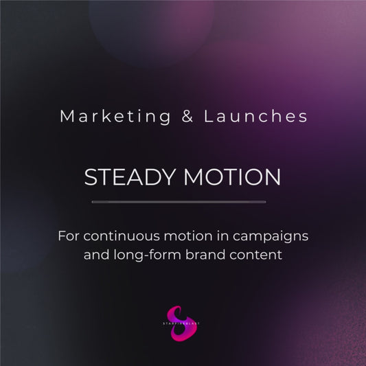Steady Motion – Marketing & Launches • Movement • Hybrid