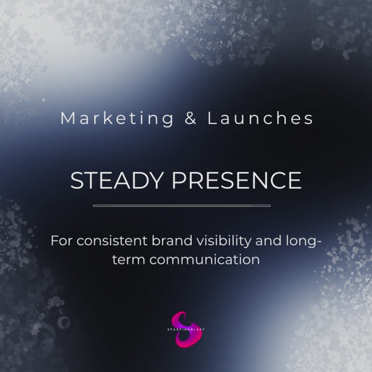Steady Presence – Marketing & Launches • Calm Confidence • Piano Hybrid